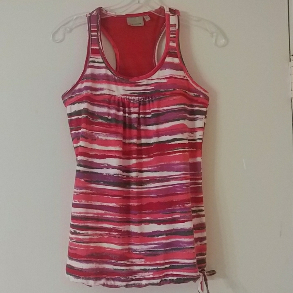 ATHLETA Athletic Drawstring Hem Yoga Top S